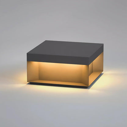 Black Box Outdoor Post Light Fixture - Weather-Resistant LED Lamp for Pathway, Garden & Patio Lighting
