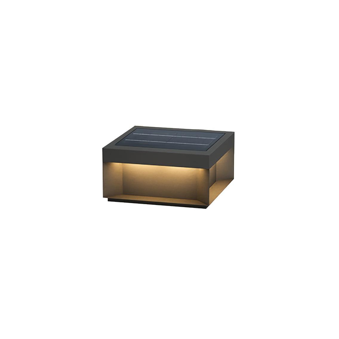Black Box Outdoor Post Light Fixture - Weather-Resistant LED Lamp for Pathway, Garden & Patio Lighting