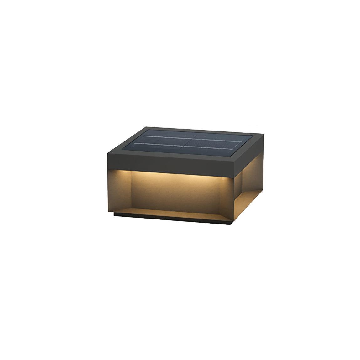 Black Box Outdoor Post Light Fixture - Weather-Resistant LED Lamp for Pathway, Garden & Patio Lighting