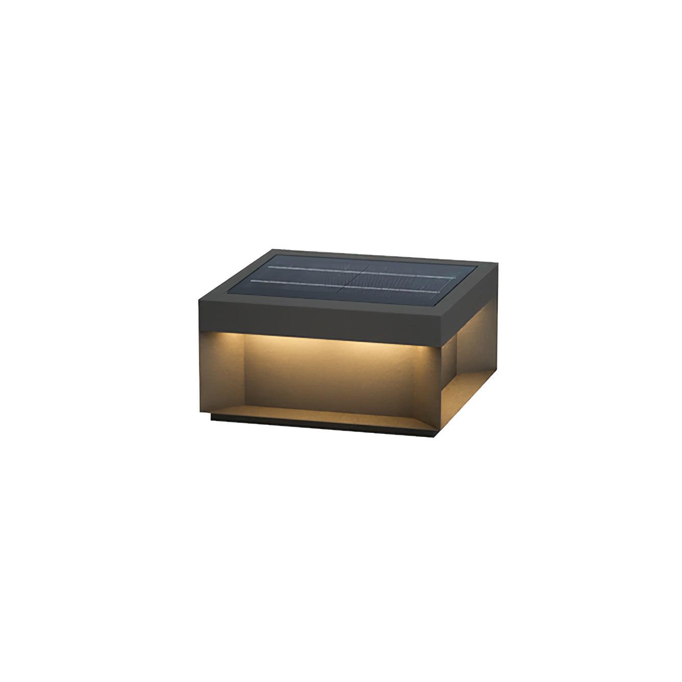 Black Box Outdoor Post Light Fixture - Weather-Resistant LED Lamp for Pathway, Garden & Patio Lighting
