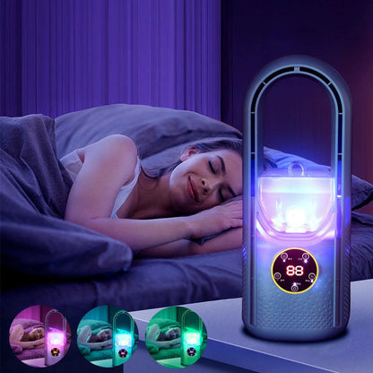 Bladeless Portable Air Conditioner | Ultra-Quiet, Ergonomic Design & Ideal for Home and Office Use