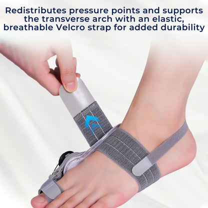 Bunion Relief Brace | Adjustable, Non-Woven Material & Rotatable Toe Separator for Hallux Valgus Pain Alleviation