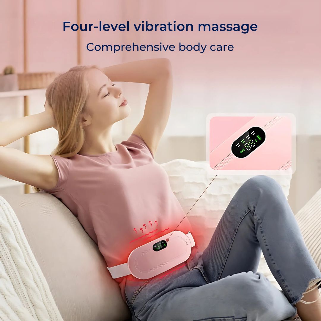 Heating Pad for Period Cramps | Ergonomic Design, Soothing Heat & Muscle Relaxation for Women’s Comfort