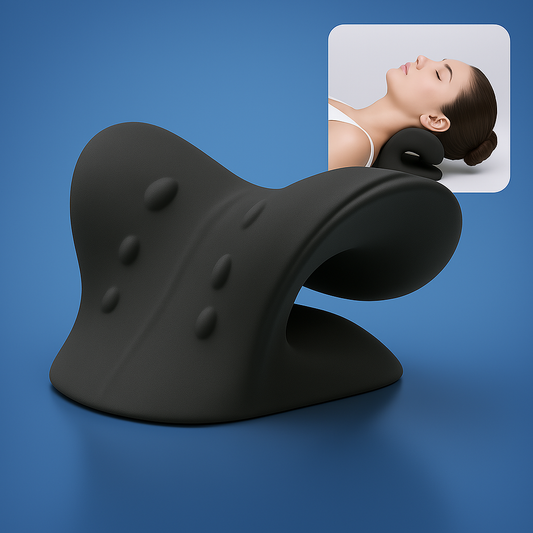 Chiropractic Neck Pillow | Pain Relief, Improved Posture & Better Sleep for Neck Tension Relief
