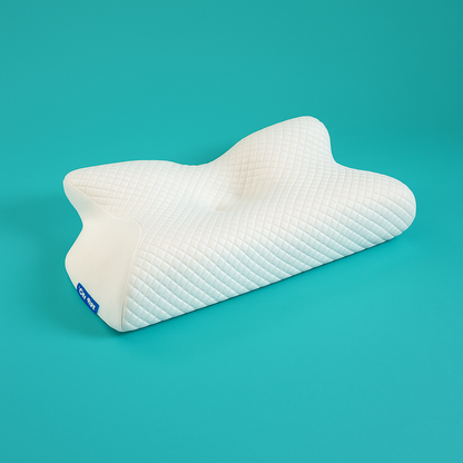 Memory Foam Neck Pillow | Ergonomic, Hypoallergenic & Ideal for Travel and Neck Pain Relief