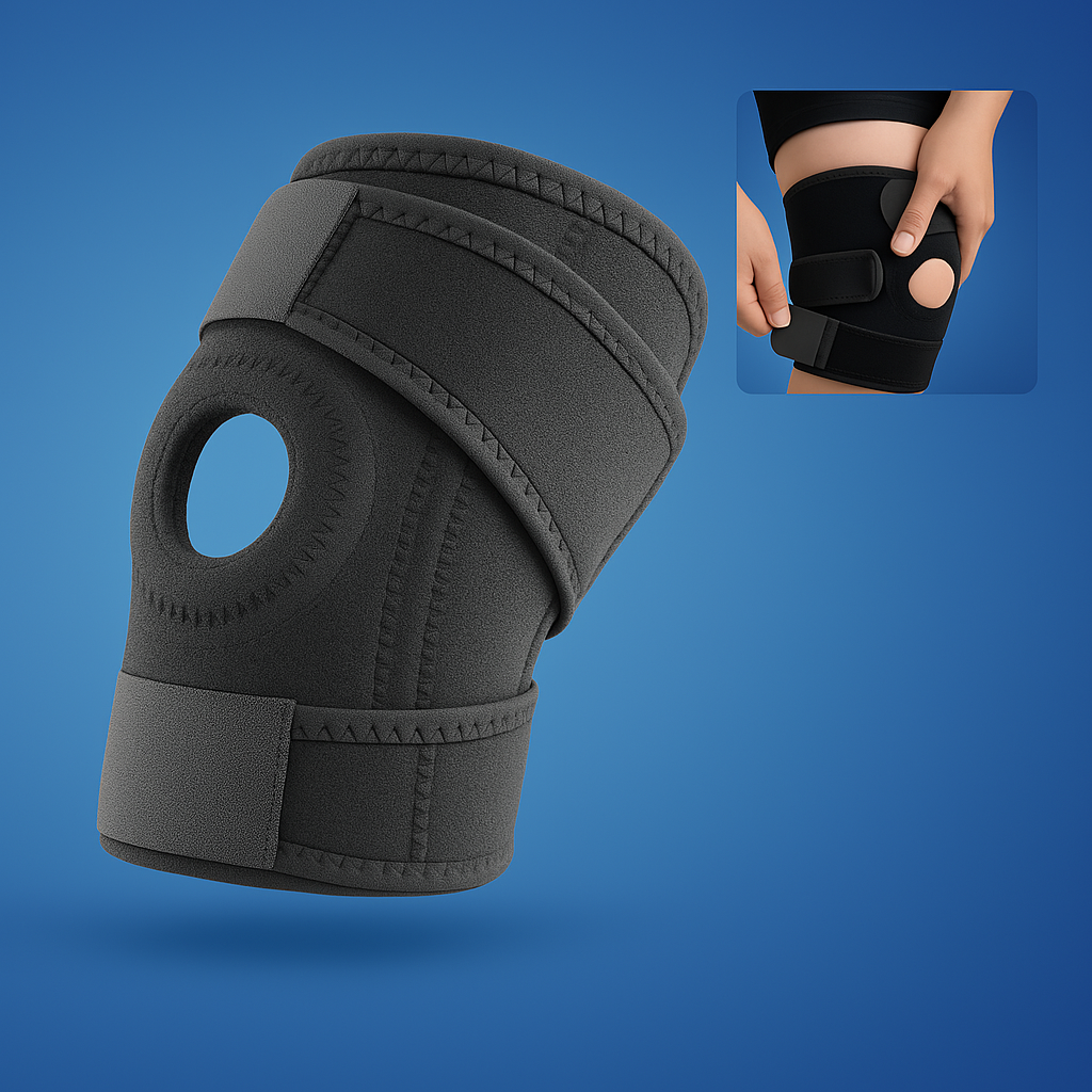 Knee Support with Adjustable Compression | Pain Relief, Injury Recovery & Stability for Arthritis and Sports Activities