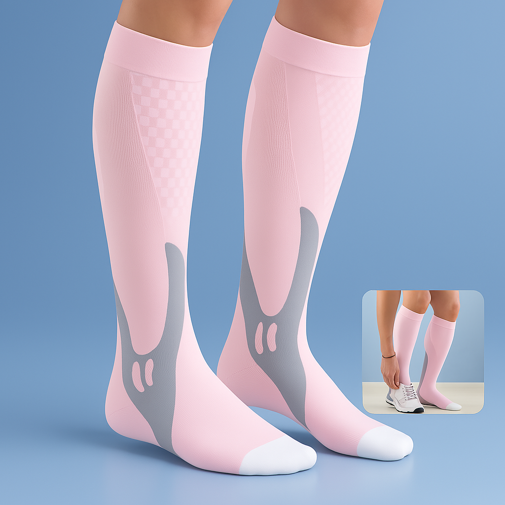 High Compression Stockings | Reduce Swelling & Varices for All-Day Comfort