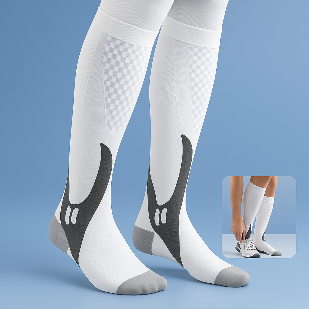 High Compression Stockings | Reduce Swelling & Varices for All-Day Comfort