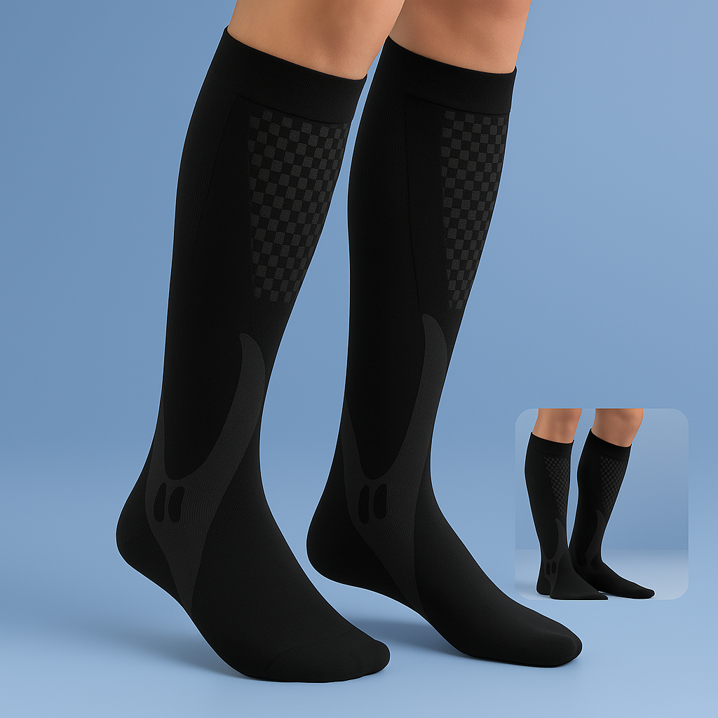 High Compression Stockings | Reduce Swelling & Varices for All-Day Comfort