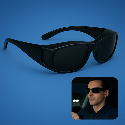 Night Driving Clarity Glasses | Anti-Glare, UV Protection & Reduced Eye Strain for Safer Nighttime Driving