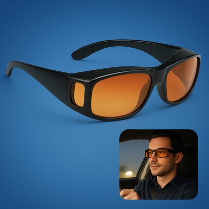 Night Driving Clarity Glasses | Anti-Glare, UV Protection & Reduced Eye Strain for Safer Nighttime Driving