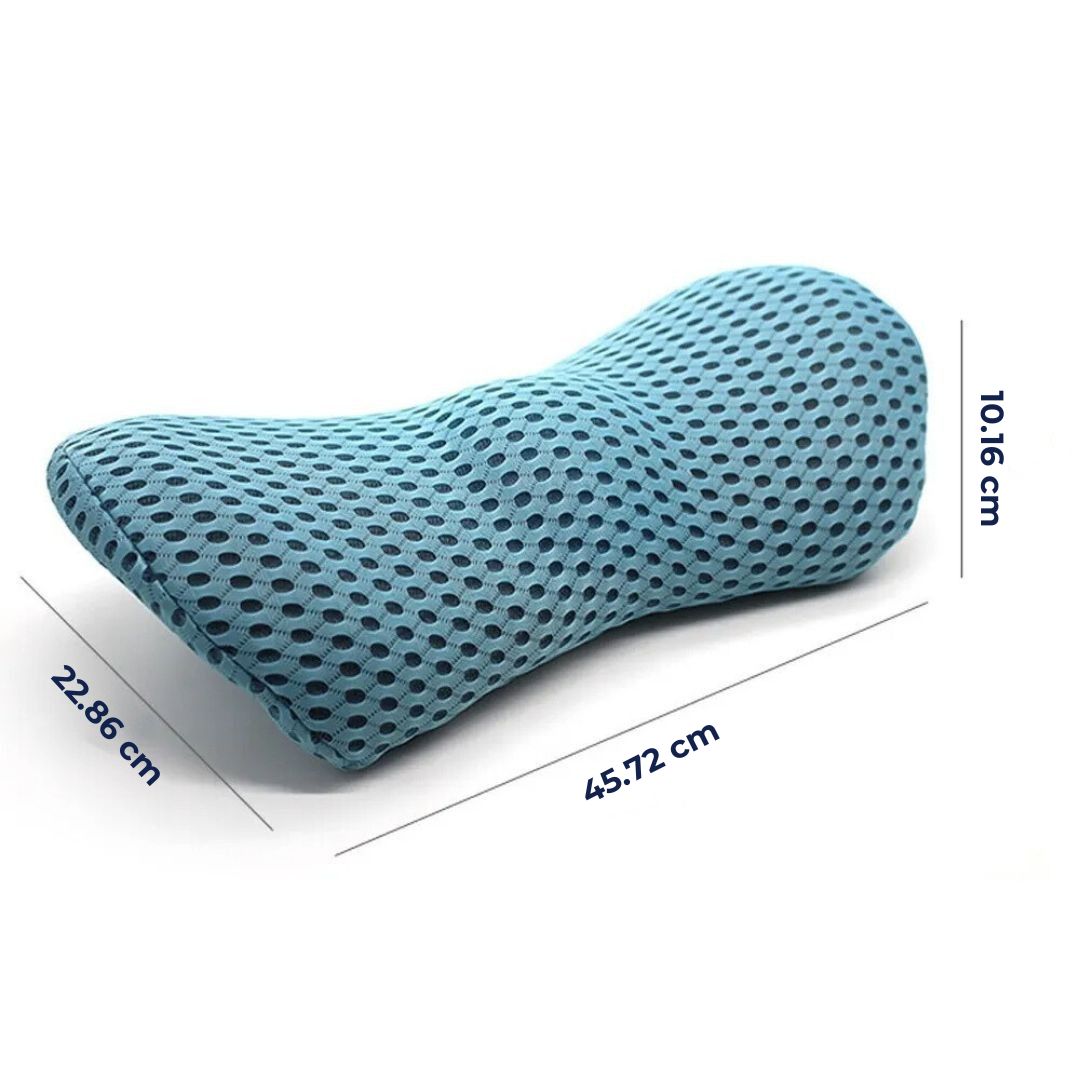 Lumbar Support Cushion | Ergonomic Design for Lower Back Pain Relief | Ideal for Office, Driving & Home Use