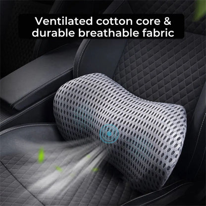 Lumbar Support Cushion | Ergonomic Design for Lower Back Pain Relief | Ideal for Office, Driving & Home Use