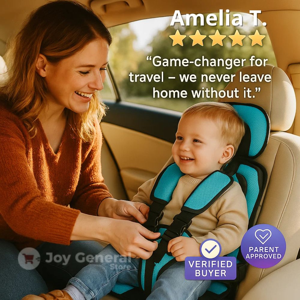 Portable Car Seat Safety Harness - Safe Booster for Travelling Children's