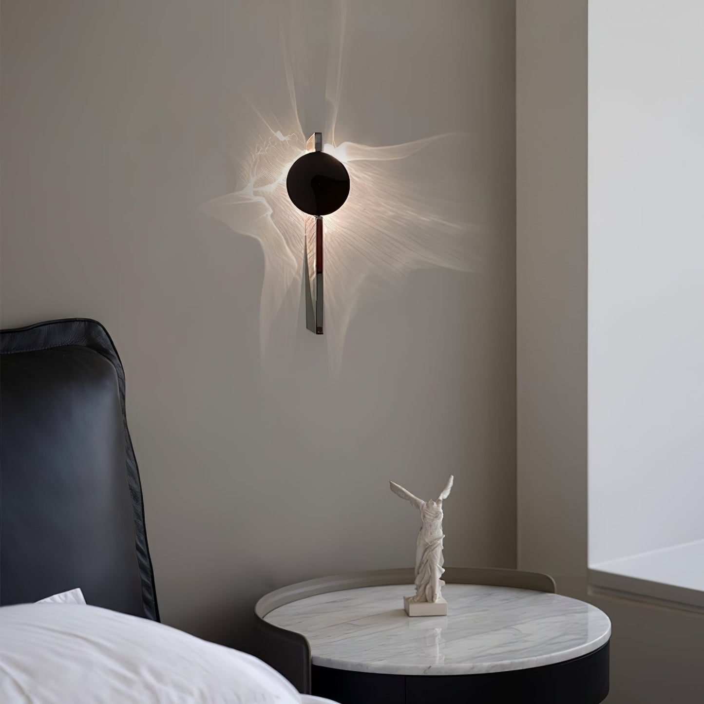Creative Light and Shadow Wall Lamp | Stainless Steel, Integrated LED & Ideal for Indoor Use