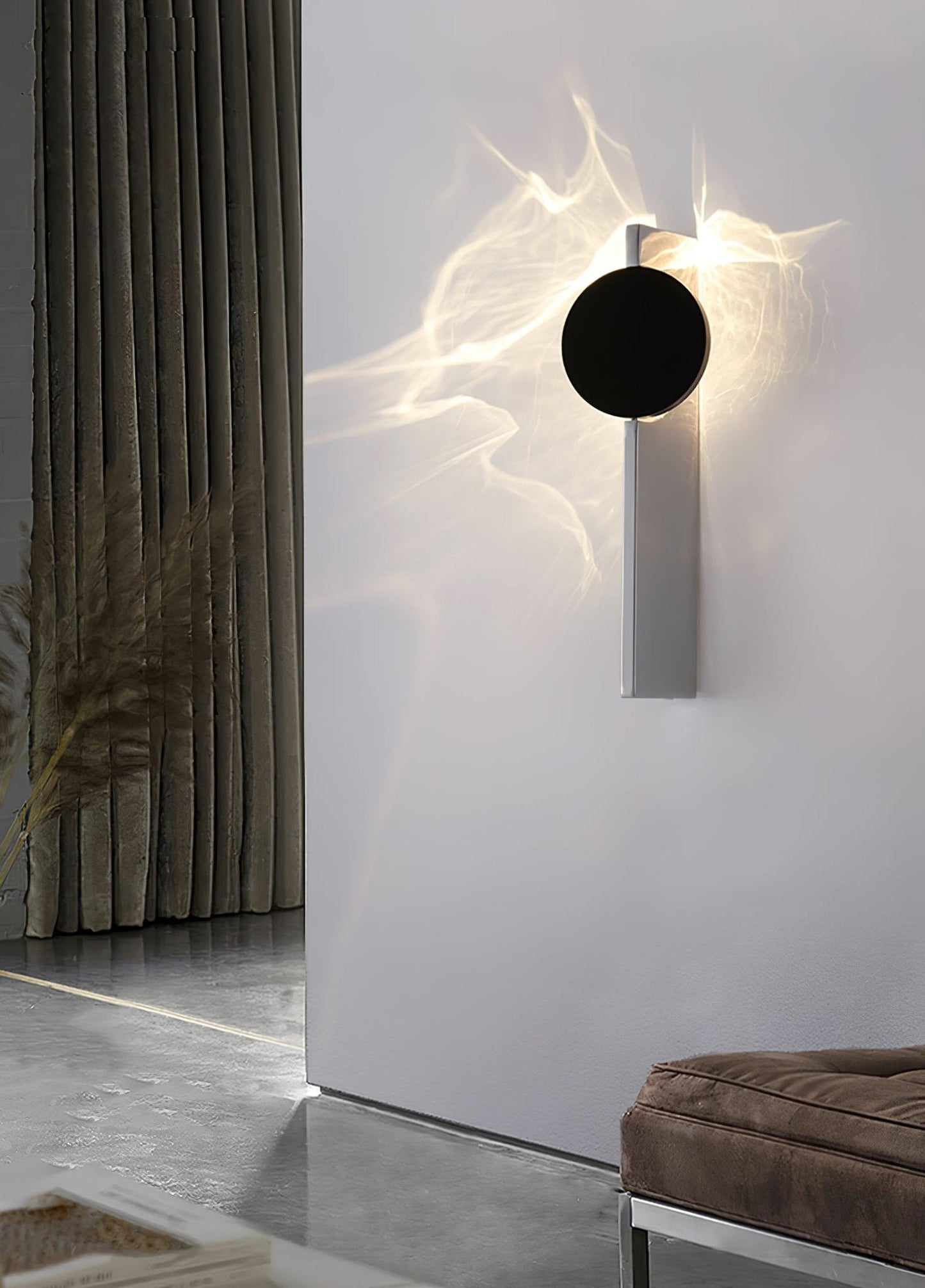 LED Wall Lamp with Creative Light and Shadow Effects for Modern Home Decor and Ambient Lighting