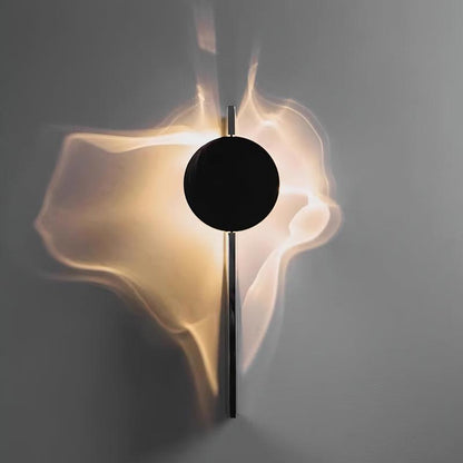 LED Wall Lamp with Creative Light and Shadow Effects for Modern Home Decor and Ambient Lighting