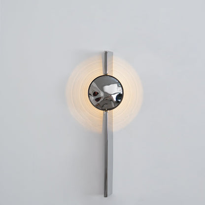 Creative Light and Shadow Wall Lamp | Stainless Steel, Integrated LED & Ideal for Indoor Use