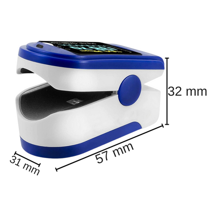 Digital Fingertip Pulse Oximeter for Accurate Blood Oxygen Saturation and Heart Rate Monitoring at Home or on the Go