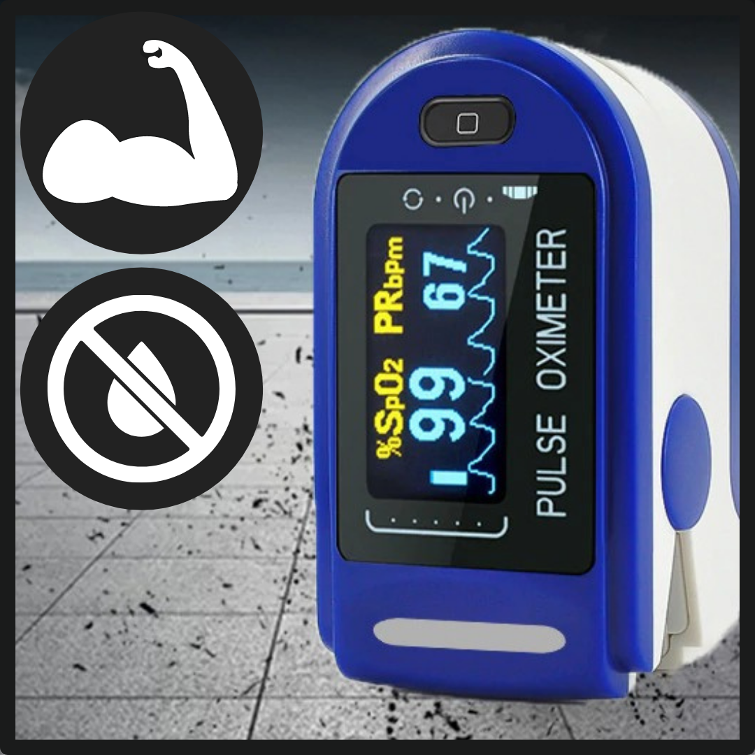 Digital Fingertip Pulse Oximeter for Accurate Blood Oxygen Saturation and Heart Rate Monitoring at Home or on the Go