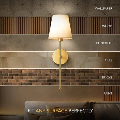 Wireless Wall Sconce | Battery Operated Wall Sconces Canada with Adjustable Brightness, Modern Wall Sconce Lighting & Wall Mount Lights