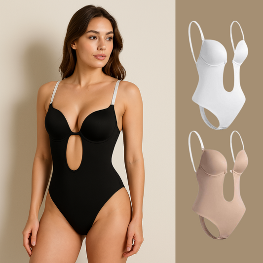 Backless Shapewear Body Shaper – Invisible Support for Strapless Dresses