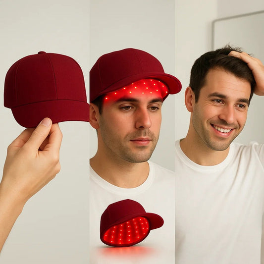 Red Light Infrared Laser Cap for Hair Growth – LED Therapy for Hair Loss Treatment and Regrowth