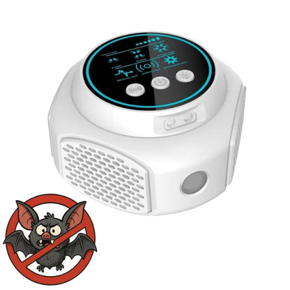 Ultrasonic Bat Repeller | 360° Plug-In Sound Device with 4 Speakers for Attic, Roof & Garage Bat Control – Safe, Silent & Chemical-Free