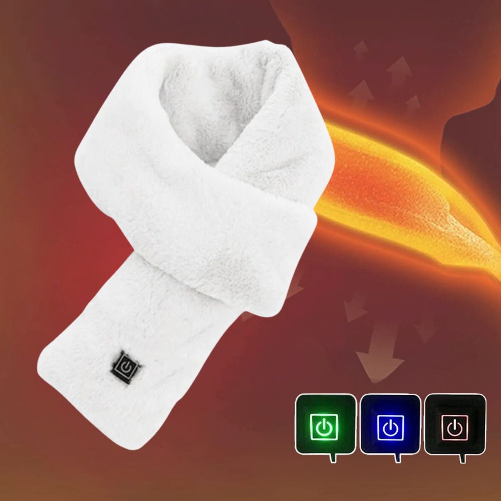 Heated Faux Fur Scarf | Soft, Stylish, and Winter Accessory