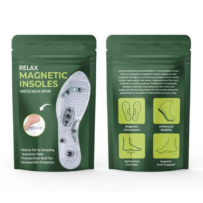 Magnetic Acupressure Insoles | Pain Relief, Arch Support & Comfort for Flat Feet and Plantar Fasciitis