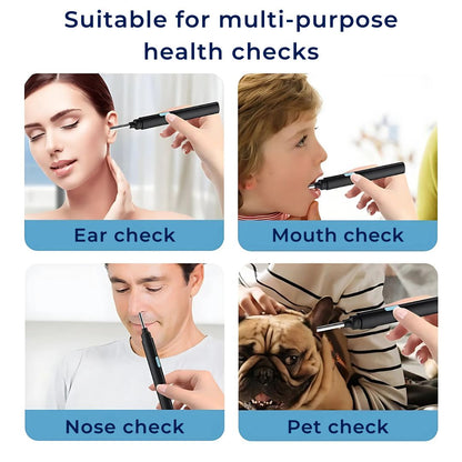 Earwax Removal Tool | Smart Visual with LED Camera & Soft Tips for Safe, Precise Ear Cleaning