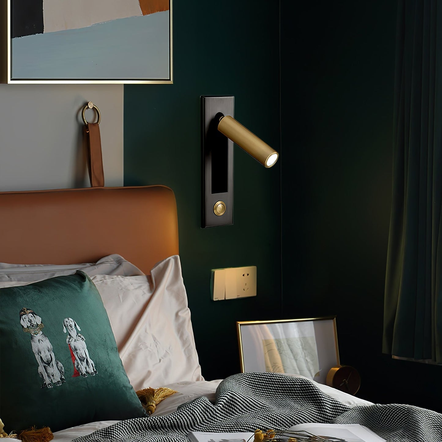 LED Bedside Sconce | Adjustable Head, Dimmable & Space-Saving for Late-Night Reading in Modern Bedrooms