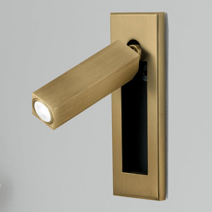 LED Bedside Sconce Light Fixture - Wall-Mounted, Adjustable Reading Lamp for Bedroom & Nightstand Use
