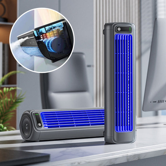 Portable Air Conditioner | Wirelessly Rechargeable, Fast Cooling & Easy Wall Mount for Home and Office Use