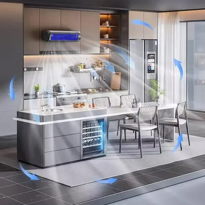 Portable Air Conditioner | Wirelessly Rechargeable, Fast Cooling & Easy Wall Mount for Home and Office Use