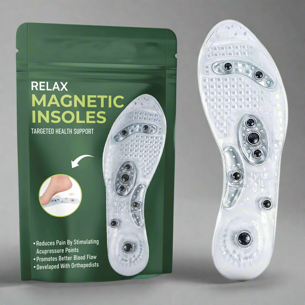 Magnetic Acupressure Insoles | Pain Relief, Arch Support & Comfort for Flat Feet and Plantar Fasciitis