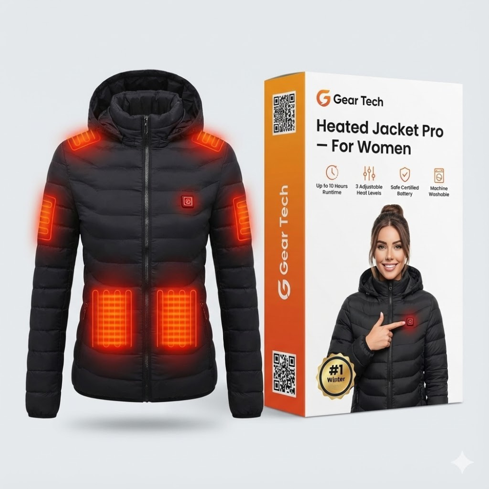 Rechargeable Heated Jacket For Women