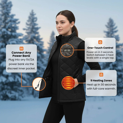 Heated Gilet For Women