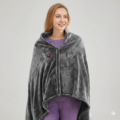 Electric Heated Throw Blanket – USB Powered Heated Blanket with 3 Heat Levels for Home, Office & Travel