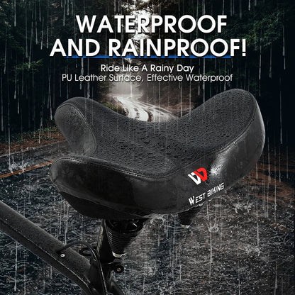 Ergonomic Bicycle Seat Cushion | Thick Saddle Pad & Breathable Design for MTB and Road Bikes | Bicycle Seats