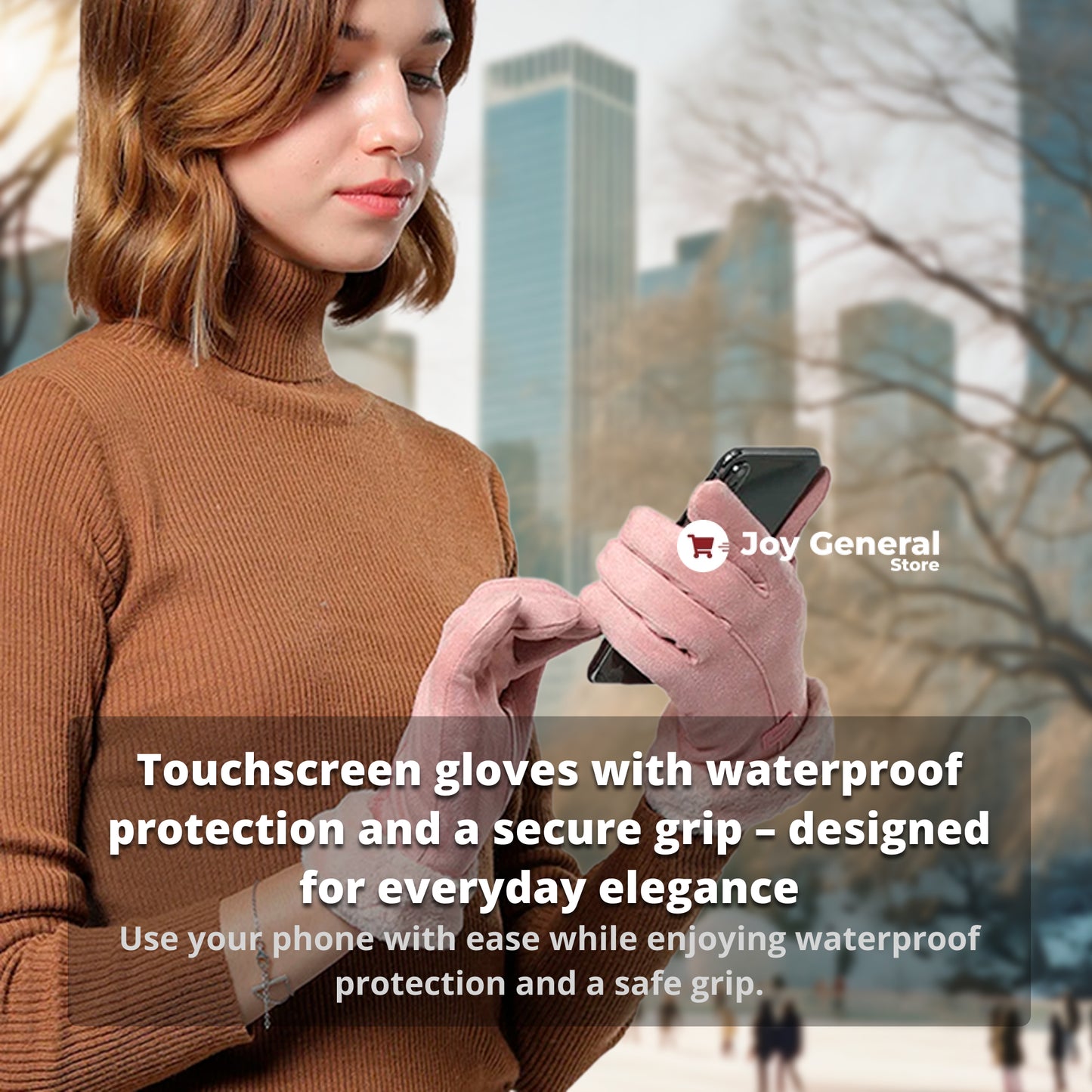 Heated Gloves for Women – Ladies Thermal Waterproof Winter Gloves with Touch Screen & USB Rechargeable Warm Design