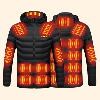Heated Puffer Jacket | 21 Heating Zones, Adjustable Temperature & Lightweight Design for Winter Adventures