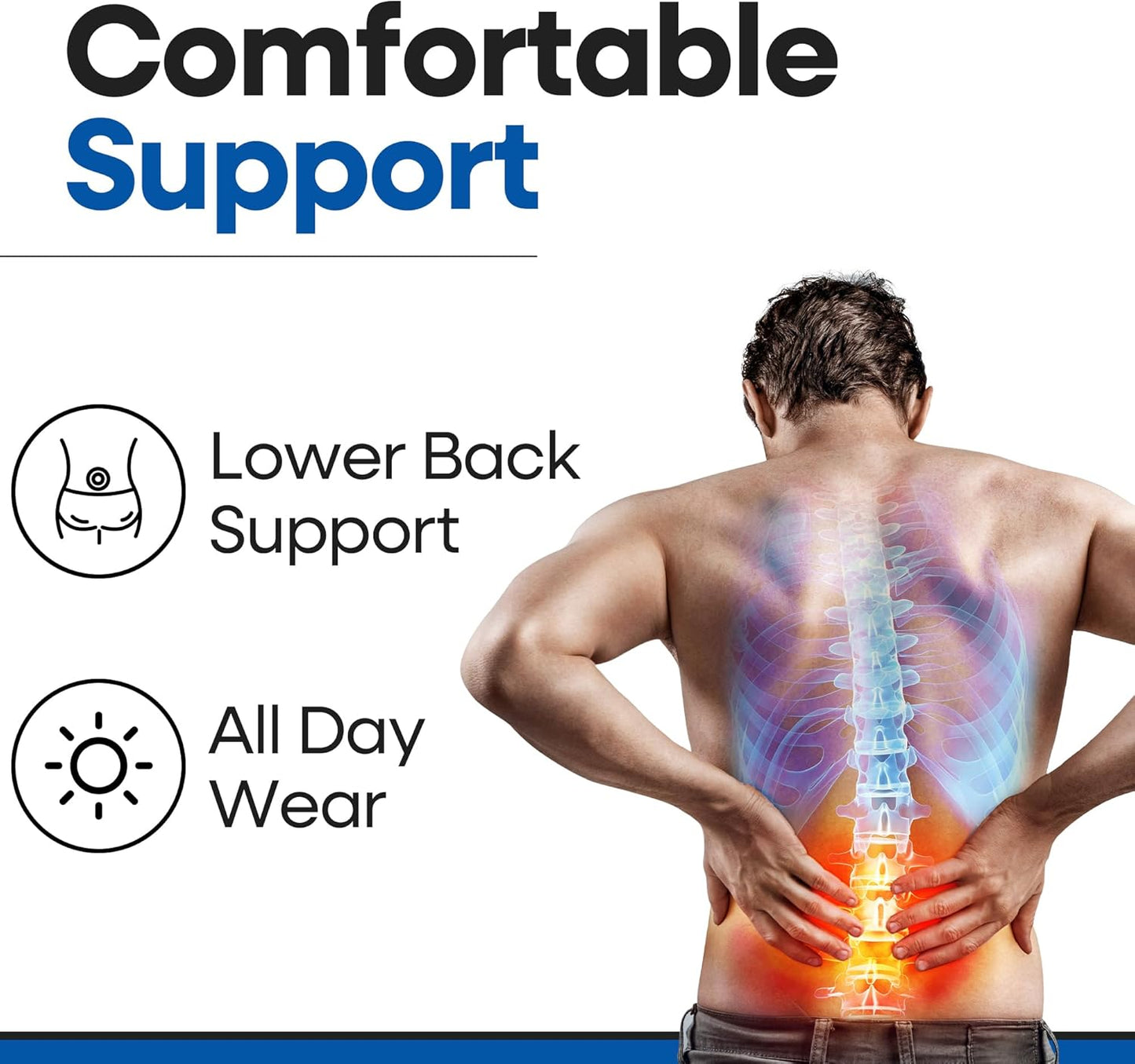 Sciatica Nerve Pain Relief Brace | Hip Brace & Thigh Compression Sleeve | Groin & Hamstring Support Wrap | Adjustable