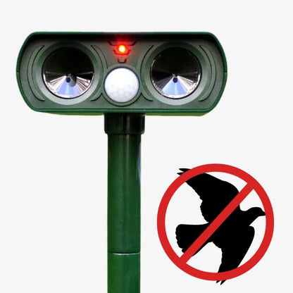 Ultrasonic Pest Repeller | Solar Powered, Long Range & Effective for Gardens and Outdoor Spaces