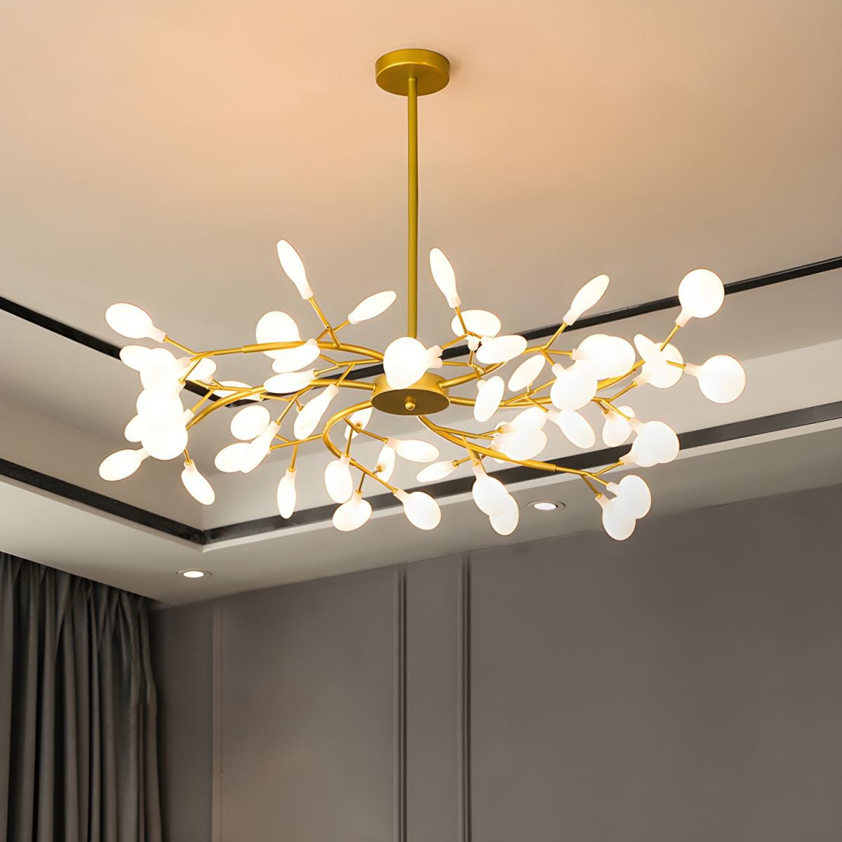 LED Firefly Luxury Chandelier | Modern Design, Indoor Use & Ideal for Living Room, Bedroom, or Restaurant