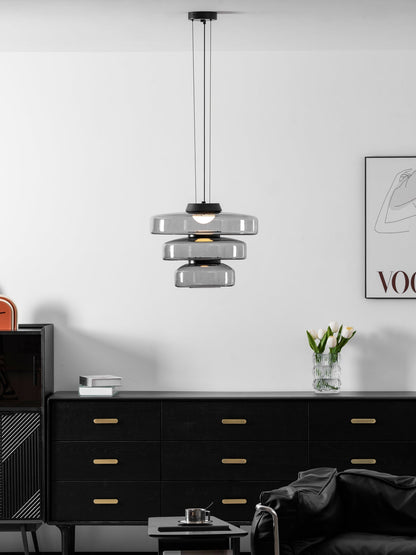 Levels Series Pendant Light | Dimmable, Adjustable Height & Versatile for Indoor Use in Living Rooms and Kitchens