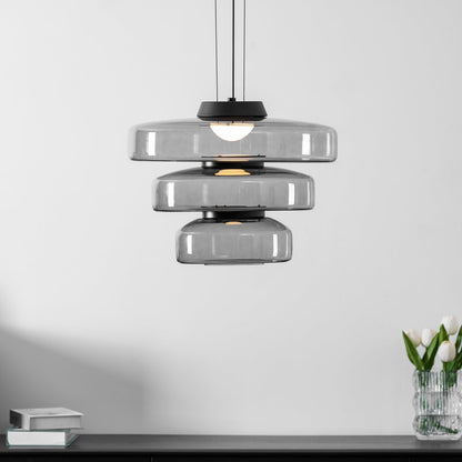 Levels Series Pendant Light | Dimmable, Adjustable Height & Versatile for Indoor Use in Living Rooms and Kitchens