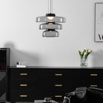 Levels Series Pendant Light | Dimmable, Adjustable Height & Versatile for Indoor Use in Living Rooms and Kitchens
