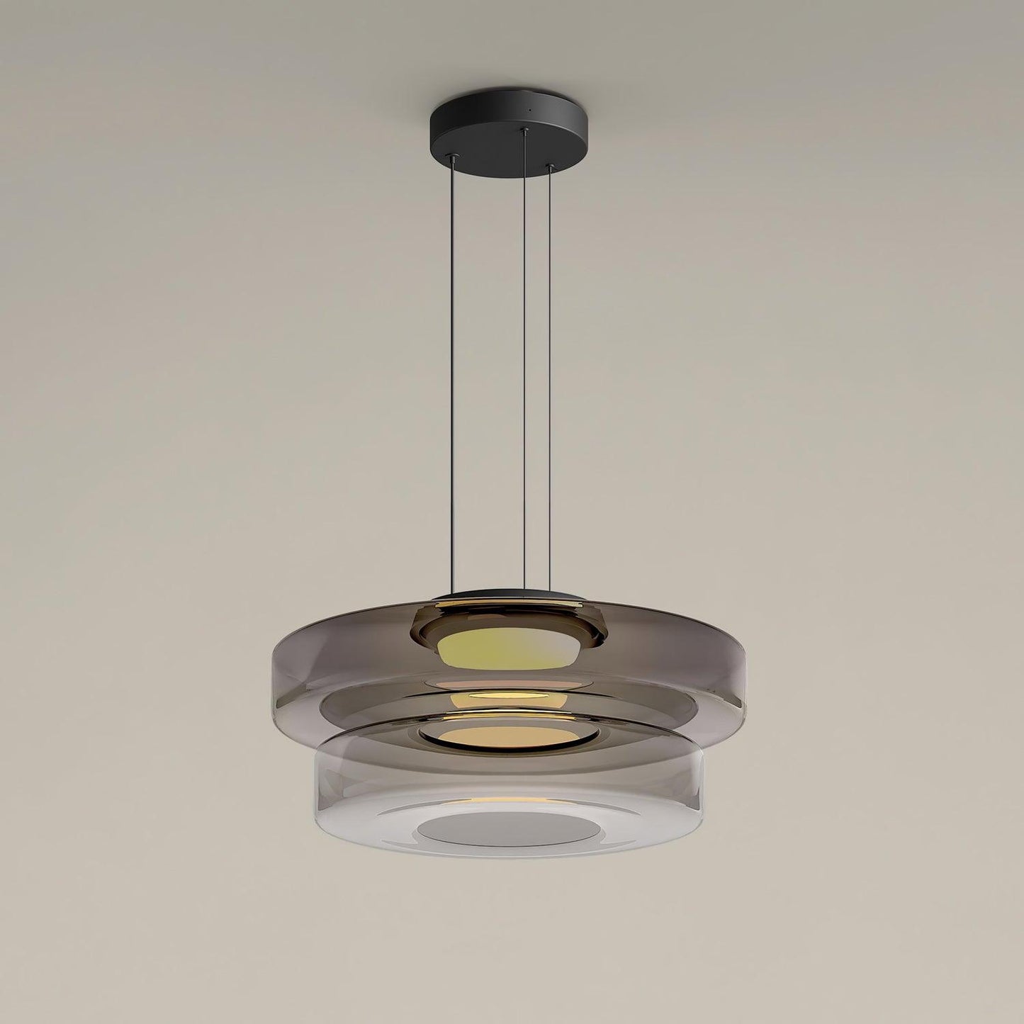 Levels Series Pendant Light | Dimmable, Adjustable Height & Versatile for Indoor Use in Living Rooms and Kitchens