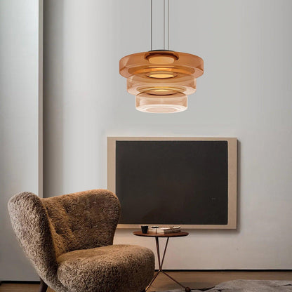 Levels Series Pendant Light | Dimmable, Adjustable Height & Versatile for Indoor Use in Living Rooms and Kitchens